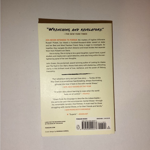 4/$15 🌻 Turtles All the Way Down - John Green Soft Cover Book - Picture 2 of 3